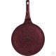 30cm Non Stick Pancake Pan Tawa Roti Pan Flat Crepe Pan Aluminium Diecast Maroon Non Stick Cookware image