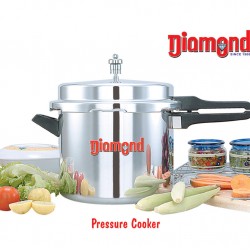 12L Aluminium Pressure Cooker Kitchen Catering Home Cookware DUEL Handle Induction