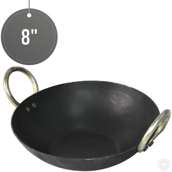 Black Iron Kadai Wok 8 image