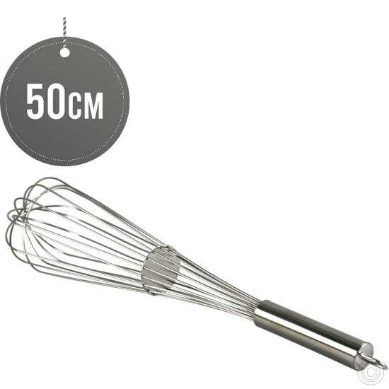 Heavy Duty Pro Whisk Stainless Steel 50cm image