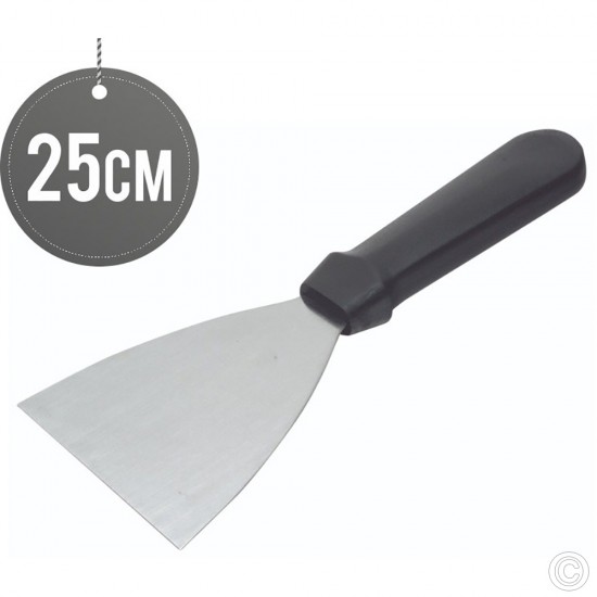 Pro Stainless Steel Griddle Scraper 25cm Prof Series Cookware image