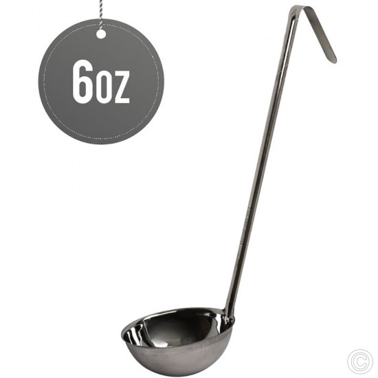 Pro Stainless Steel Ladle 6oz Prof Series Cookware image