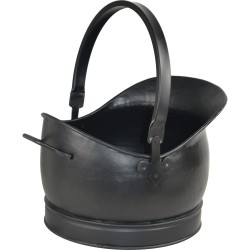 Steel Sallet Coal Bucket Scuttle Hod Antique Style Large