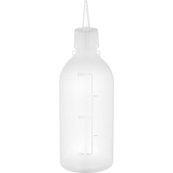Plastic Squeezable Oil Dispenser Squeeze Bottle 500ml (Clear)