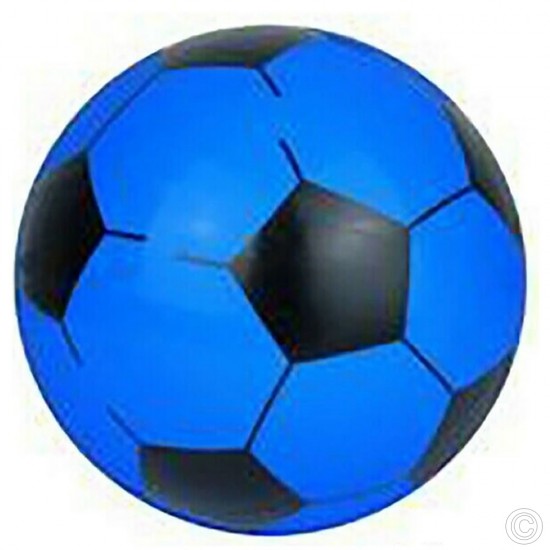 PVC Training Football Soccer Ball Beachball Blue image