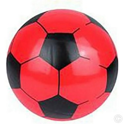 PVC Training Football Soccer Ball Beachball Red