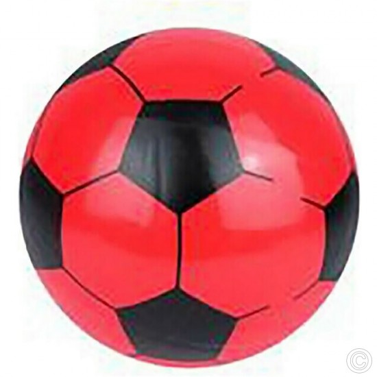 PVC Training Football Soccer Ball Beachball Red Sports image