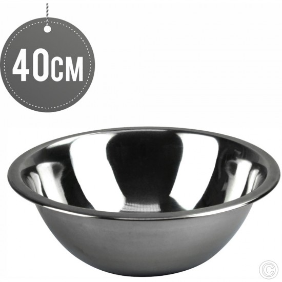 Stainless Steel Deep Mixing Bowl 40cm SS Cookware image