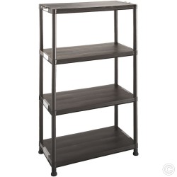 Heavy Duty Plastic Storage Shelves 4 Tier