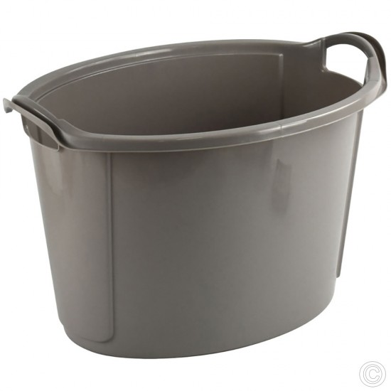 Showing image for Oval Plastic Laundry Basket Hamper With Grip Handles Talpa Oval Plastic Laundry Basket Hamper With Grip Handles Talpa image