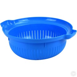 Plastic Colander 30cm Blue