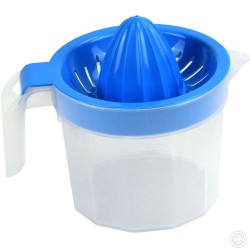 Plastic Squeezer Manual With Measuring Jug 500ml Blue