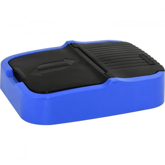 Replacement Lid for 60L Plastic Indoor Recycling Bin with Double Swing Lid Top Colour Coded Blue