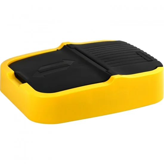 Replacement Lid for 60L Plastic Indoor Recycling Bin with Double Swing Lid Top Colour Coded Yellow