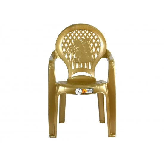 Gold Plastic Children's Chair 56 Height