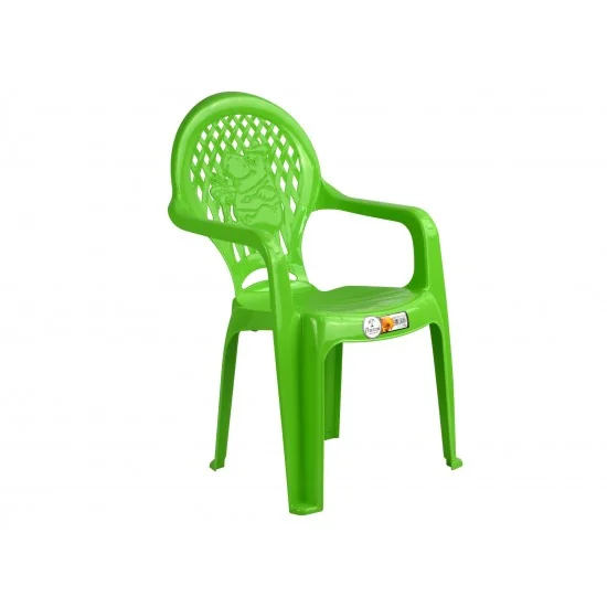 Green Plastic Children's Chair 56cm Height