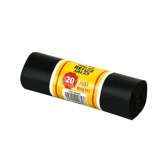 Heavy Duty Refuse Sacks Bin Bags/Liners 70L 20pack (66x83cm) image