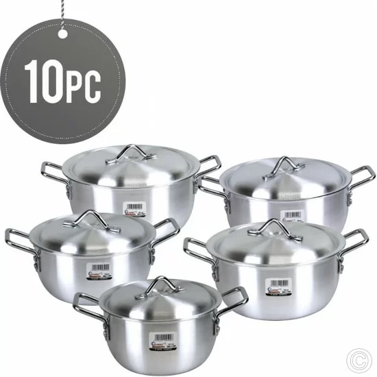 Showing image for Klassic Crescent 5pcs Set 22,24,26,28,30cm Klassic Crescent 5pcs Set 22,24,26,28,30cm Cookware - Pots & Pans image