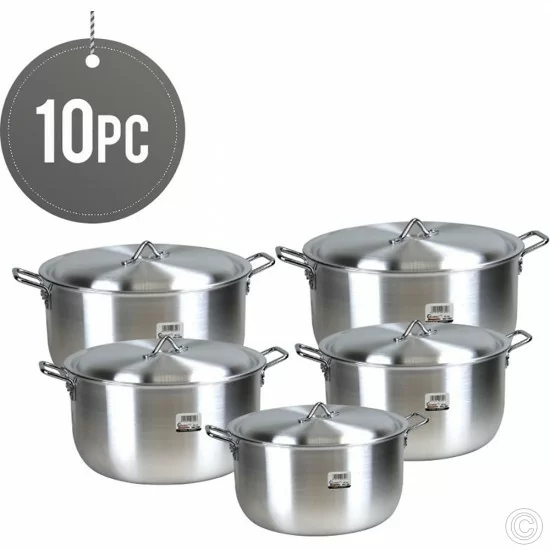 Showing image for Klassic Crescent Casserole Set 10pc 28,30,32,36,40cm Klassic Crescent Casserole Set 10pc 28,30,32,36,40cm Cookware - Pots & Pans image