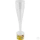 120ml Plastic Disposable Champagne Glasses Flutes Party Tableware Set (Pack of 100) Plastic Disposable image