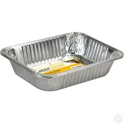 20 x Large Disposable Aluminium Foil Trays Size 32x26x6.2cm Containers for Baking Roasting Broiling Cooking Food Storage (10 x 2pk)