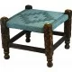 Solid Wood Jute Stool Large (47 x 47 x 39cm) image