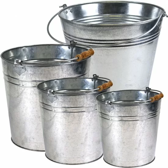 Showing image for Galvanised Metal Bucket Galvanised Metal Bucket image