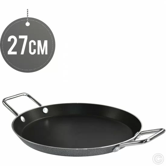 Showing image for Ashley Non-Stick PAELLA Pan 27cm Steel Handle Ashley Non-Stick PAELLA Pan 27cm Steel Handle image