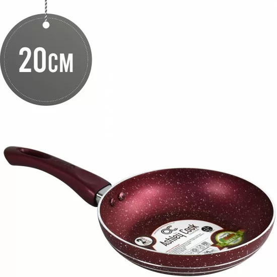 Showing image for 20cm Frying Pans Non-Stick Red Suitable For Induction Electric and Gas Hobs Anti-Scratch Pans Cool Touch Handles 20cm Frying Pans Non-Stick Red Suitable For Induction Electric and Gas Hobs Anti-Scratch Pans Cool Touch Handles image