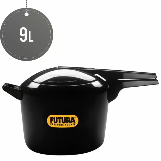 Showing image for Hawkins Futura Pressure Cookers (Hard Anodised, 9 Litre) Hawkins Futura Pressure Cookers (Hard Anodised, 9 Litre) image