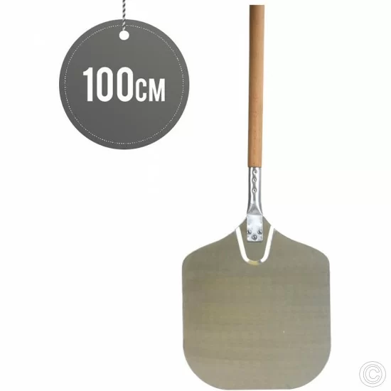 Showing image for Aluminium Pizza Peel Spade 35x40x100cm Aluminium Pizza Peel Spade 35x40x100cm image