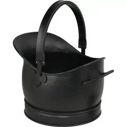 Steel Sallet Coal Bucket Scuttle Hod Antique Style Medium