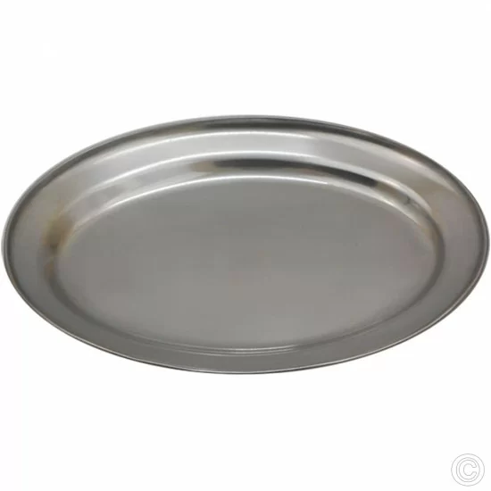 Showing image for Oval Stainless Steel Serving Tray 20cm Oval Stainless Steel Serving Tray 20cm Serveware image